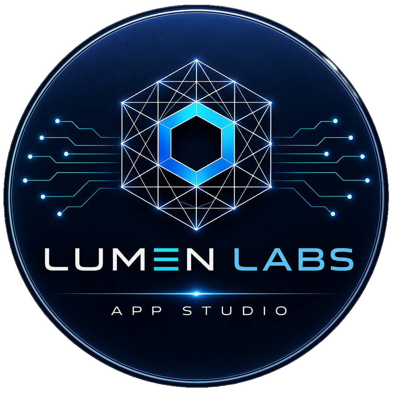 Rundes Logo von Lumen Labs