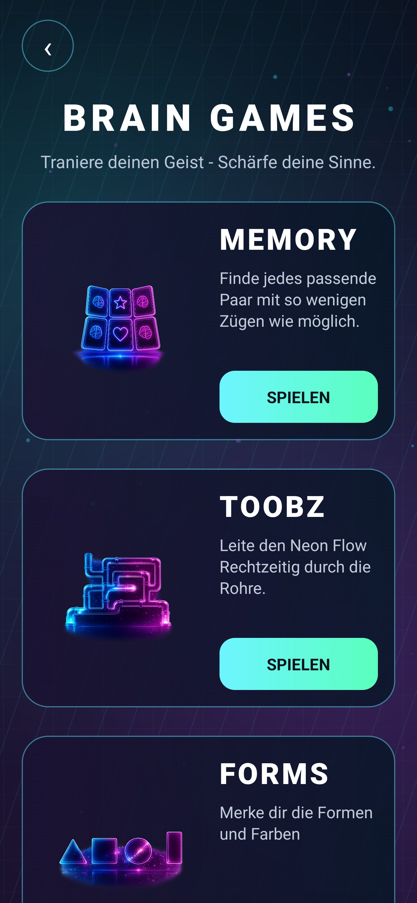 Brain Games in Lumen Game Hub