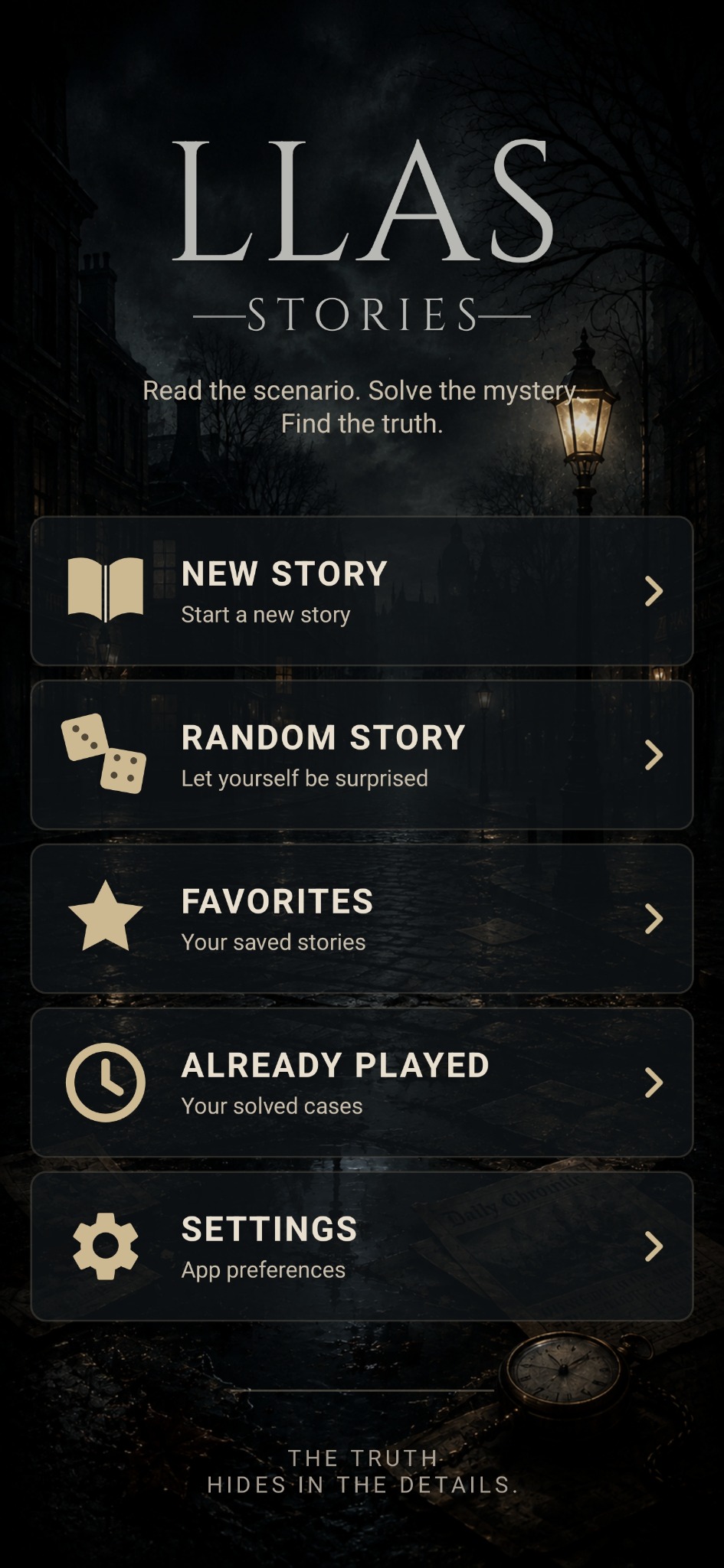 Mystery-Fall in LLAS Stories
