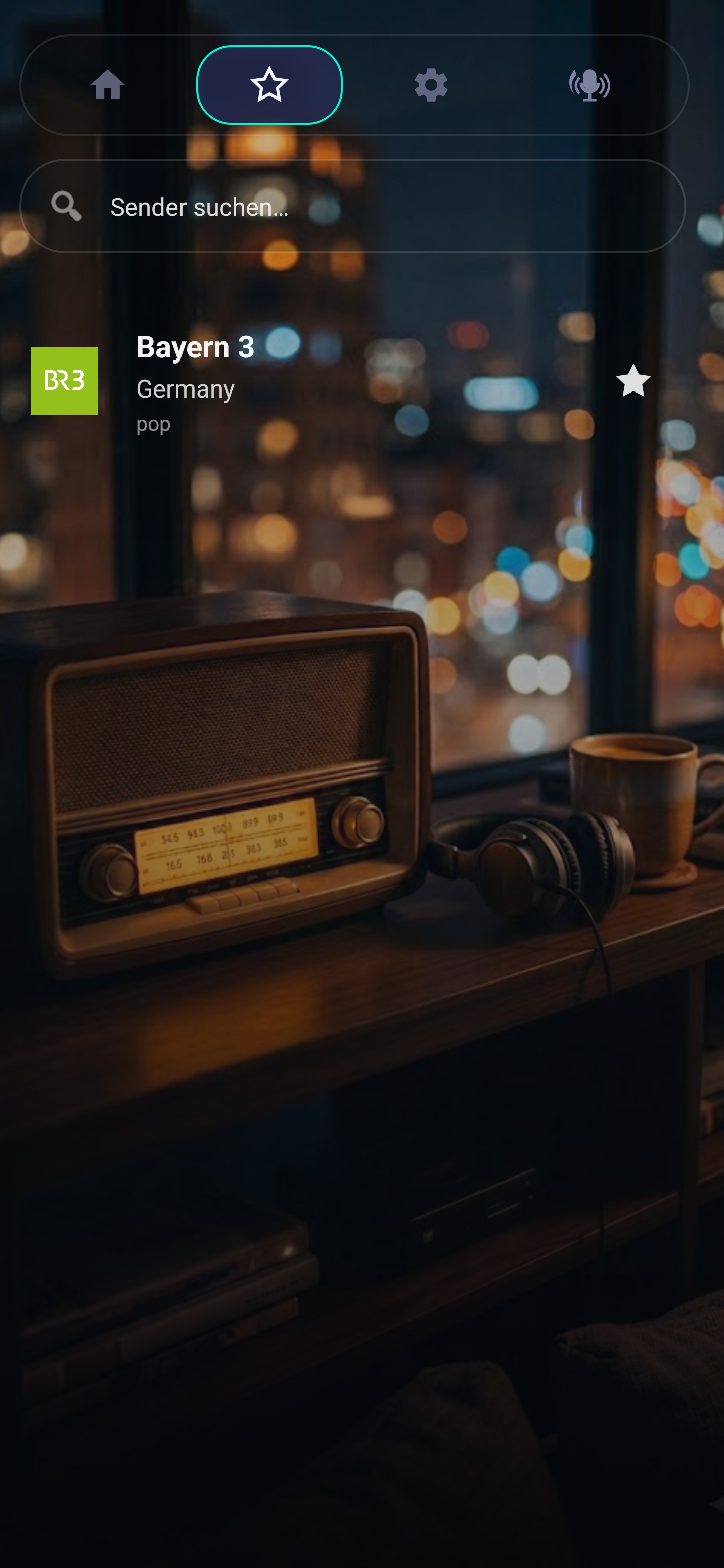 Senderansicht in Radio & Podcast